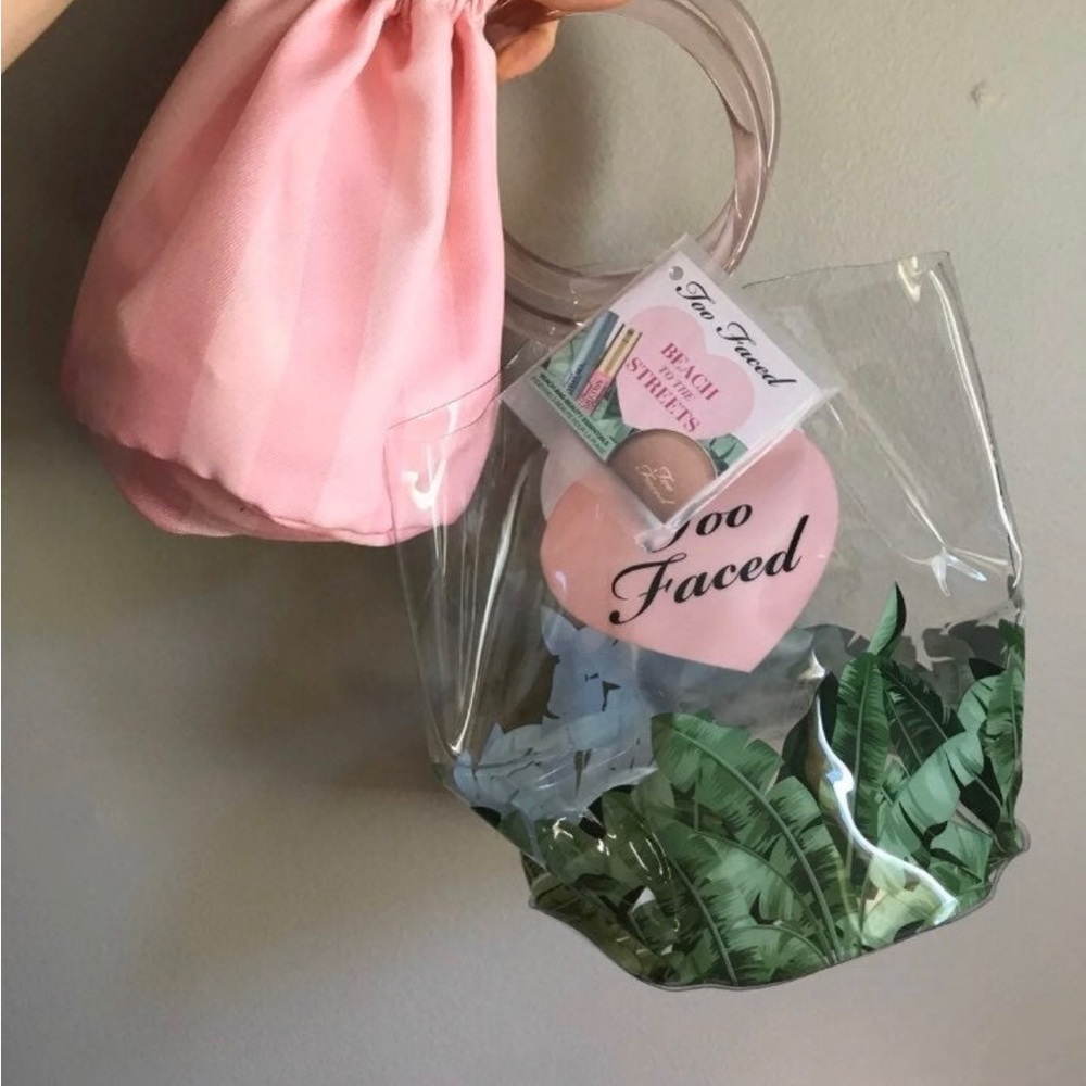 Too Faced Beach Vinyl Tote bag